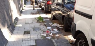 A Messina, lo stato della zona di viale Principe Umberto