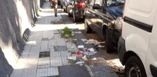 A Messina, lo stato della zona di viale Principe Umberto
