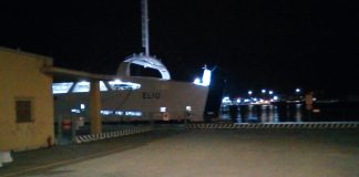 Incidente alla rada San Francesco, tra la nave Elio e la Telepass