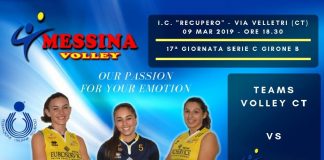 Il Messina Volley, sconfitto in casa