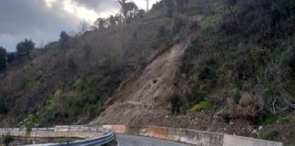 Nella Salita Portella Castanea a Messina, ancora disagi per la viabilità dopo la frana