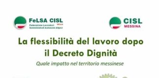 La flessibilità del lavoro, dopo il Decreto Dignità e l’impatto sul territorio messinese