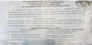 Gianfranco Miccichè (Forza Italia): “Ecco la lista del Partito, per le europee”