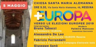 Verso le Elezioni Europee 2019: +Europa alla ex Chiesa, Santa Maria Alemanna di Messina