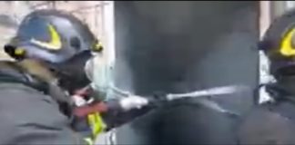 Un incendio, è scoppiato alle ore 15 alla Casa del portauale