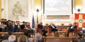 UniMe: gremitissima questa mattina, l’Aula Magna durante la cerimonia per ricordare il giudice Giovanni Falcone