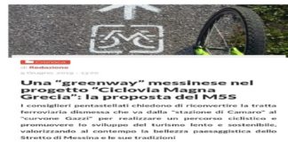 L’iniziativa di Andrea Argento, e’ stata sottoscritta da tutti i consiglieri del M5S di Messina: “Recuperare un tratto ferroviario dismesso, per realizzare un percorso ciclistico?”