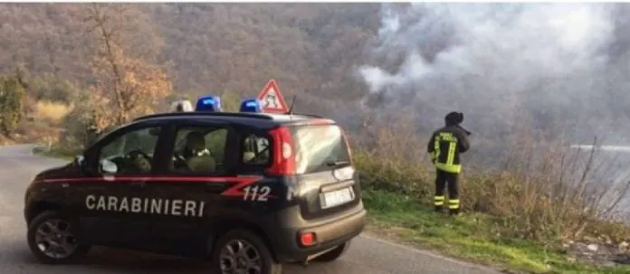INCENDIO CASTEL DI LUCIO