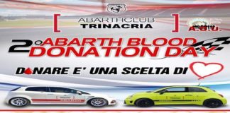 Scrivono così dall’Abarth Club Trinacria, per incentivare alla donazione di sangue, per un evento che si terrà il 4 agosto al Policlinico di Messina