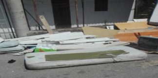 “Faccio presente, che oggi 17 Luglio 2019, alle ore 14.35 circa, mi sono portato sui luoghi dove ho accertato che sulla strada comunale, pressi ex scuola, inizio villaggio rivierasco Acqualadrone sono stati abbandonati suppellettili di vario tipo”