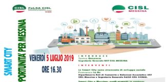 Venerdì 5 luglio alle 16.30, alla Cisl di Messina: seminario di approfondimento sulle Smart Cities