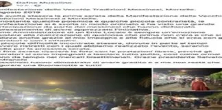 “Inaugurata la Manifestazione delle Vecchie Tradizioni Messinesi a Mortelle”, lo dice l’ex consigliere comunale Santi Daniele Zuccarello, oggi presidente di Missione Messina