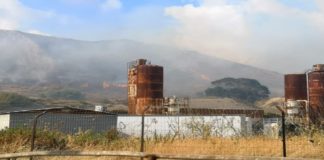 Sono andate in fumo, una parte delle colline della Panoramica dello Sterro a Messina