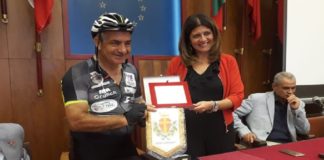 Tour in bicicletta… “Dono per la vita”: il ciclista trapiantato Iacovelli, ricevuto oggi a Palazzo Zanca