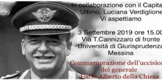 Si terrà domani alle ore 15, davanti alla sede di Giurisprudenza, il sit-in organizzato dall’associazione di volontari “Capitano Ultimo” di Messina