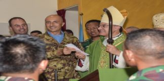 Sua Eccellenza l’Arcivescovo Joseph Spiteri, Nunzio Apostolico della Santa Sede in Libano, è giunto ieri a Shama per una visita al Comando della Joint Task Force Lebanon (JTF-L) – Sector West (SW)