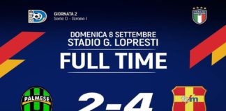 Con 4 goal, l’FC Messina, ha sconfitto oggi pomeriggio, l’US Palmese fuori casa