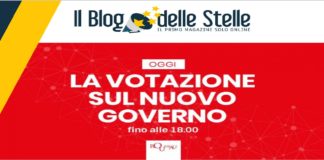 Lo riferiscono da… www.ilblogdellestelle.it: “Oggi su Rousseau, la votazione sul nuovo Governo”