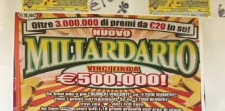A Milazzo (ME): sono stati vinti 500mila euro, con un gratta e vinci da 5 euro