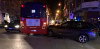 Messina: alle ore 19.00, si e’ verificato uno scontro autobus-auto