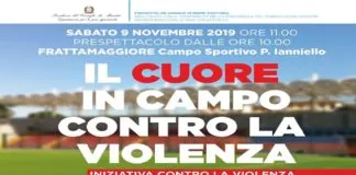La partita…, “Il cuore in campo contro la violenza”: oggi alle ore 11.00 presso lo Stadio P.Ianniello di Frattamaggiore