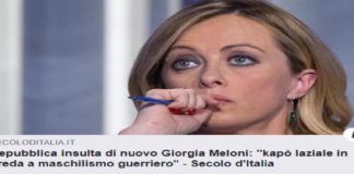 Fratelli d’Italia Monza – Circolo territoriale: “Esprimiamo tutta la nostra solidarietà a Giorgia Meloni per l’ennesimo volgare attacco ricevuto da un quotidiano nazionale che utilizza un linguaggio offensivo, privo di contenuti politici”