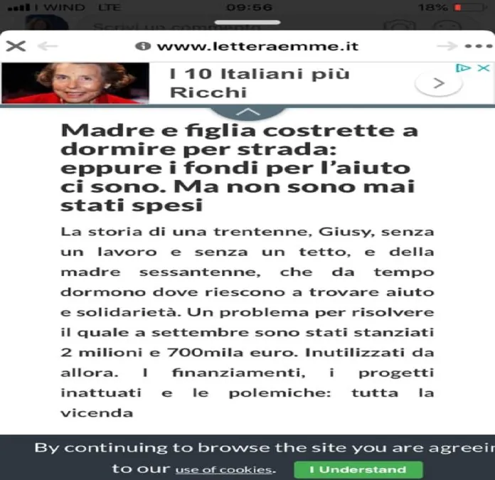 Cristina Cannistrà povertà