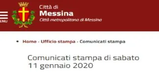 Ufficio stampa del Comune di Messina: i componenti dell’Amministrazione Comunale, fanno le loro precisazioni