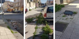 “Aree come quella di via Manzoni, continuano a trovarsi nel degrado assoluto, in mezzo a cartacce e spazzatura, tra erba alta e marciapiedi dissestati”