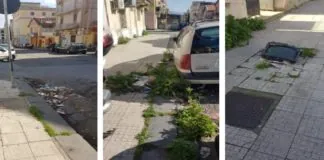 “Aree come quella di via Manzoni, continuano a trovarsi nel degrado assoluto, in mezzo a cartacce e spazzatura, tra erba alta e marciapiedi dissestati”