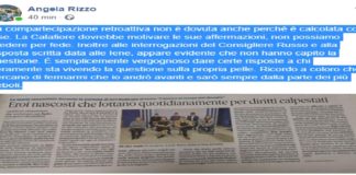 “La compartecipazione retroattiva, non è dovuta anche perché è calcolata con l’Ise”