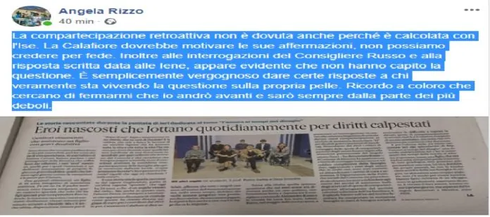 compartecipazione Angela Rizzo