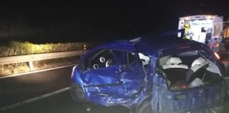 Nella serata odierna, si e’ verificato un gravissimo incidente stradale sull’A18 all’altezza di Sant’Alessio Siculo