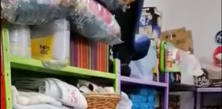 “Questa notte hanno derubato donHaus, portando via spesa”