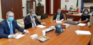 Trasporti, il governatore siciliano Musumeci, ha incontrato i ministri De Micheli e Provenzano