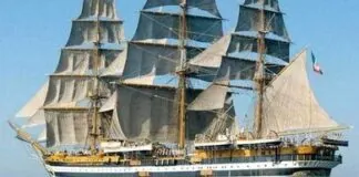 Domani mattina, lunedì 6 luglio, a partire dalle 11 circa, la nave Scuola a vela Amerigo Vespucci transiterà nello stretto di Messina