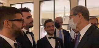 “Con la signora Bellucci, Dolce & Gabbana e Il Volo a #Taormina per promuovere la #Sicilia nel mondo attraverso alcuni dei suoi volti più noti”