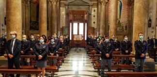 Gli appartenenti alla Polizia di Stato, hanno celebrato questa mattina il Santo Patrono San Michele Arcangelo