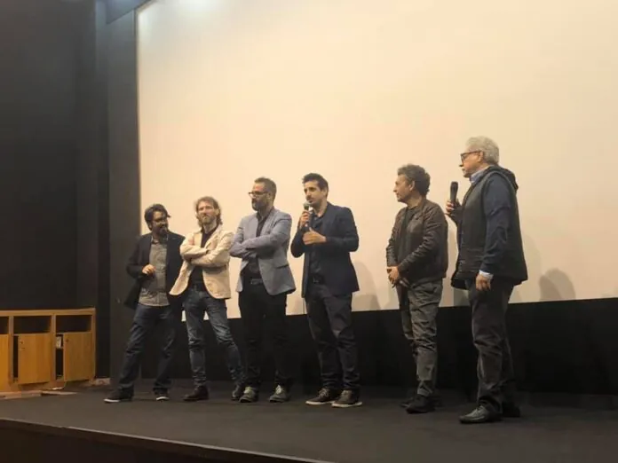 Lipari, cast, regista e sceneggiatori alla Fasola ottobre 2019