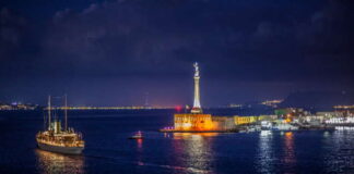 Uno dei più antichi e lussuosi mega yacht del mondo ha effettuato una sosta nei giorni scorsi nel porto di Messina