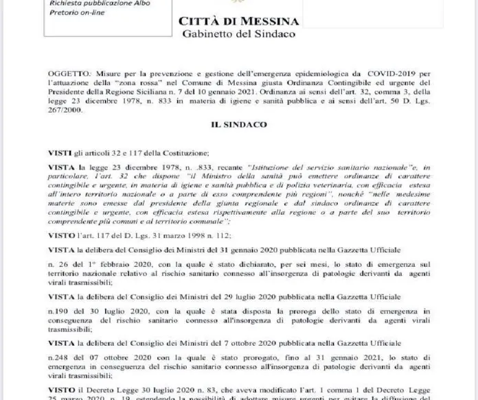 Ordinanza C.D.L.