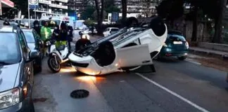 Alle ore 17.30 dell’odierno pomeriggio a Messina, è accaduto l’ennesimo sinistro automobilistico in via Nuova Panoramica dello Stretto
