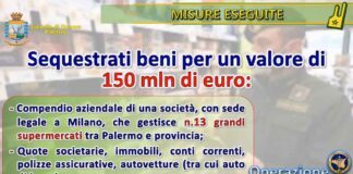 Mafia, sequestro da 150 milioni di euro al re dei supermercati operazione-schiticchio