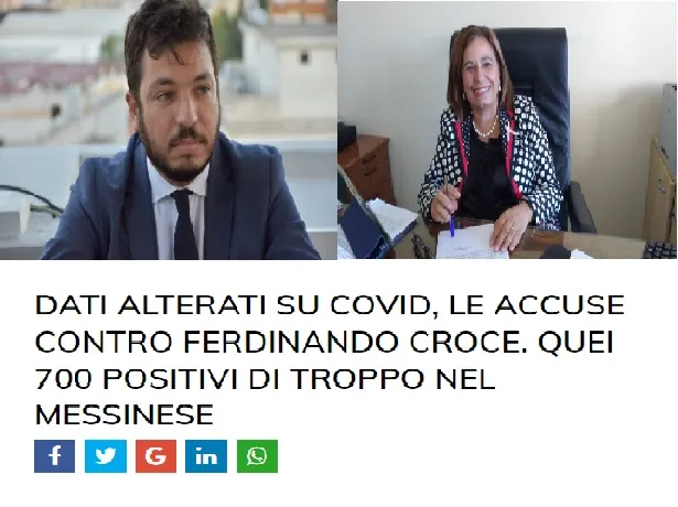 Dati falsi Covid