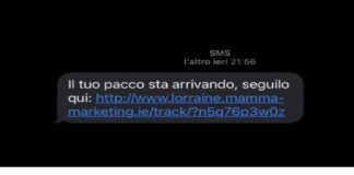 “Il tuo pacco sta arrivando, seguilo qui”: è lo strano sms ricevuto da diversi utenti nella sezione “Messaggi” del proprio smartphone