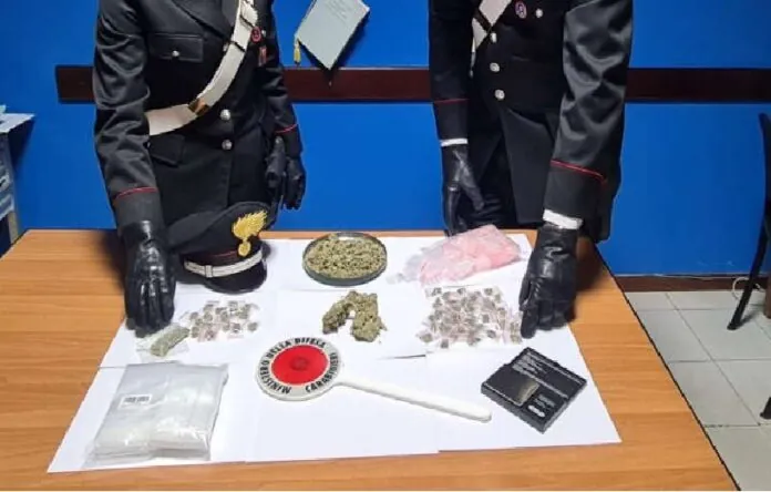 Droga carabinieri Nizza di Sicilia