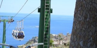 Dopo mesi di stop dettato dall’emergenza sanitaria, ritorna in attività la funivia che collega il centro storico con la frazione di Mazzaró