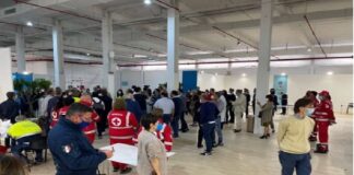 Taormina: è stato inaugurato stamane…, l’hub vaccinale al parcheggio Lumbi