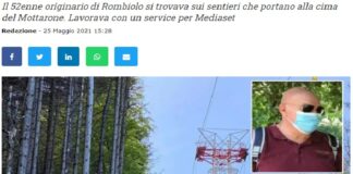 Un operatore tv è morto per un malore nella zona del Mottarone, dove domenica è precipitata una cabina della funivia causando la morte di quattordici persone