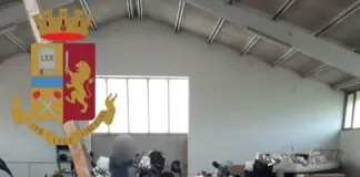Ardea (RM): è stato individuato nei giorni scorsi, dagli agenti della Polizia di Stato un capannone pieno di moto rubate